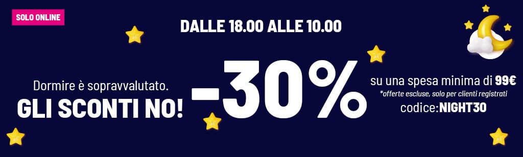 -30% spesa minima 99&euro;